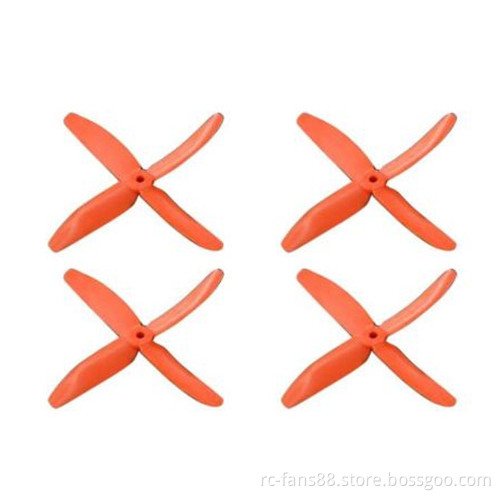 2 Pairs Orange DALPROP 5040 Q5040 4 Blade PC Propeller CW CCW For ZMR250 QAV250 RC Multirotors